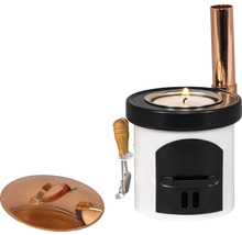 Teelichtofen mit Schaufel und Deckel