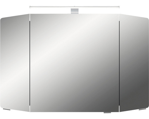 Spiegelschrank mit drei Türen und Beleuchtung