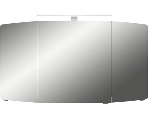 Spiegelschrank Cassca Sprint 120 x 17 x 72,3 cm weiß 3-türig LED IP 20