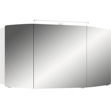 Spiegelschrank Cassca Sprint 120 x 17 x 72,3 cm weiß 3-türig LED IP 20