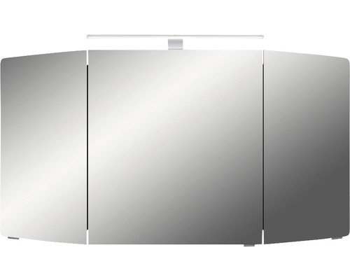 Spiegelschrank mit drei Türen und Beleuchtung