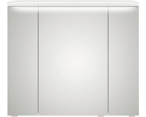 Spiegelschrank Balto Sprint 85,2 x 17 x 72,3 cm weiß 3-türig LED IP 20