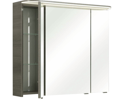 Spiegelschrank mit drei Türen und integrierter Beleuchtung
