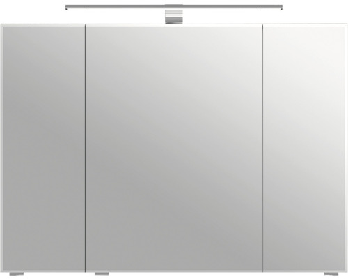 Spiegelschrank mit drei Türen und Beleuchtung