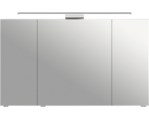 Spiegelschrank mit drei Türen und Beleuchtung