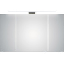 Spiegelschrank Serie 6005 Sprint 120 x 17 x 73 cm eiche riviera 3-türig LED IP 20