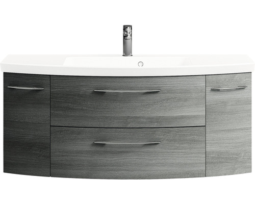 Waschtischunterschrank mit zwei Schubladen und Waschbecken