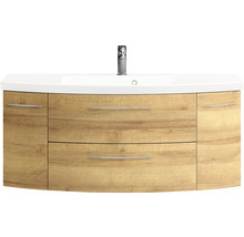 Waschtischunterschrank mit Waschbecken und Armatur