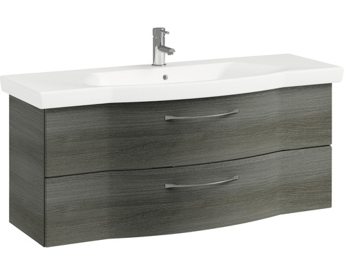 Waschtischunterschrank mit zwei Schubladen und Waschbecken