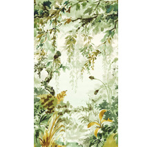 Illustration eines Gartens mit Pflanzen