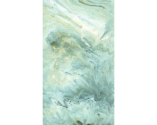 Fototapete Vlies A54203 Marble green 3-tlg. 159 x 280 cm Abstraktes Marmormuster für Wandgestaltung