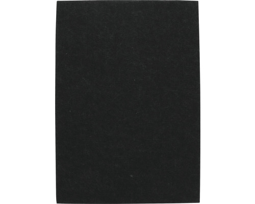 Tarrox Filzgleiter 17x17x6 mm eckig schwarz selbstklebend 20 Stück
