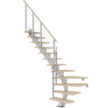 Raumspartreppe mit Holzstufen und Geländer