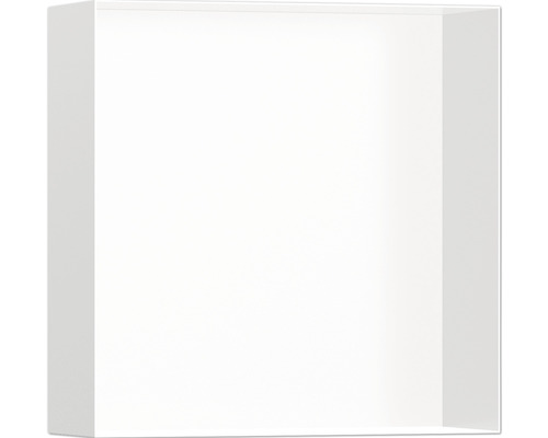 Wandnische hansgrohe XtraStoris Minimalistic 300 x 300 x 100 mm weiß matt 56073700 Weißer Unterschrankkorpus für Küchen