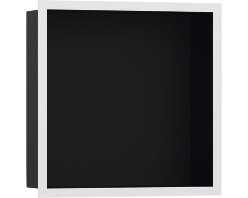 Wandnische hansgrohe XtraStoris Individual 300 x 300 x 100 mm schwarz/weiß matt 56098700