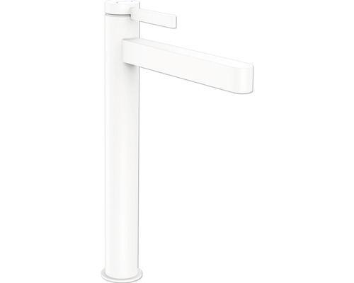 hansgrohe Waschtischarmatur für Aufsatzwaschbecken FINORIS weiß matt 76070700 Waschtischarmatur für Standmontage