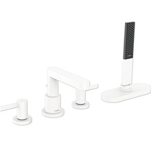 hansgrohe Wannenrandarmatur FINORIS weiß matt 76444700