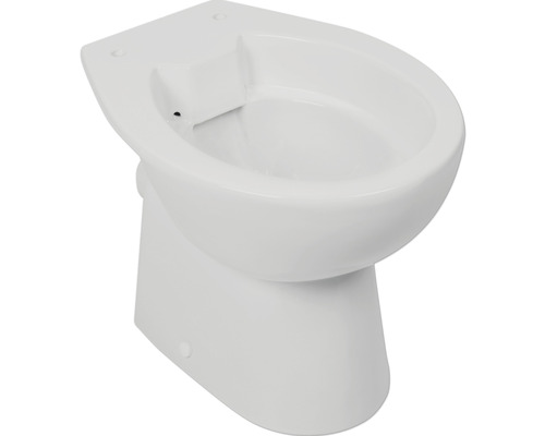 Stand-WC aquaSu Basic Tiefspüler ohne Spülrand manhattan ohne WC-Sitz