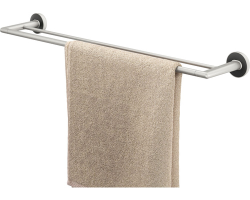 Doppelter Handtuchhalter mit Handtuch