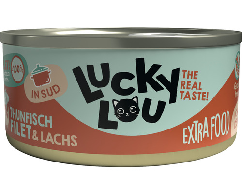 Katzenfutter nass LuckyLou Thunfisch & Lachs 70 g