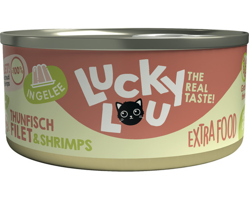Katzenfutter nass LuckyLou Thunfisch & Shrimps 70 g