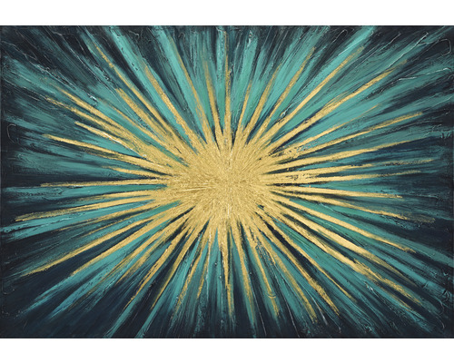 Gemälde mit abstraktem Sternmotiv