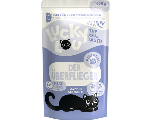 Katzenfutter nass LuckyLou Sterilized Geflügel 125 g