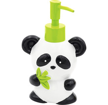 Seifenspender in Pandaform mit Bambusblatt