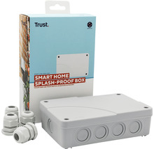 Trust Smart Home Spritzwassergeschützte Box mit Verpackung und Kabelverschraubungen