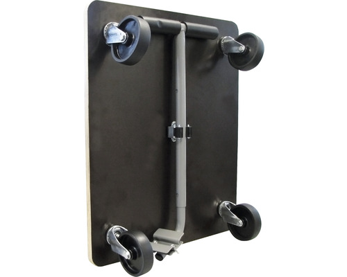 Möbelroller mit vier Rollen und Griff