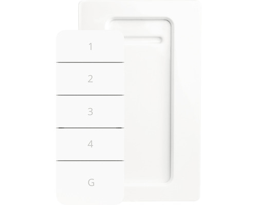 Schalter mit Tasten von 1 bis 4 und G