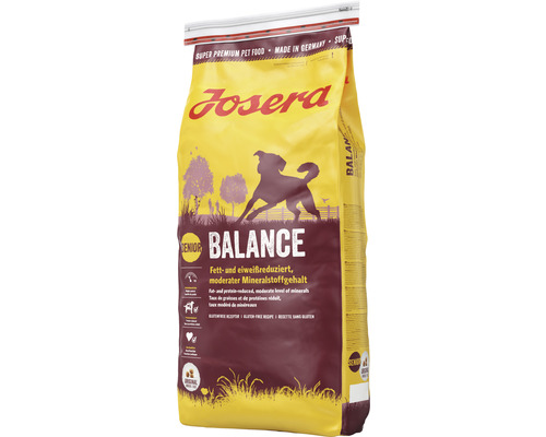 Hundefutter trocken Josera Balance Dog 900 g Fett- und eiweißreduziert, moderater Mineralstoffgehalt