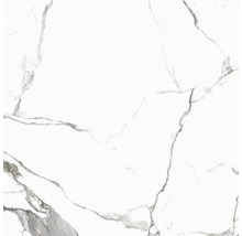 Feinsteinzeug Wand- und Bodenfliese Calacatta 119,7 x 119,7 x 0,8 cm weiß matt rektifiziert-thumb-7