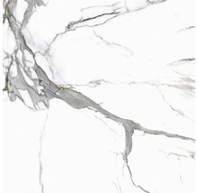 Feinsteinzeug Wand- und Bodenfliese Calacatta 119,7 x 119,7 x 0,8 cm weiß matt rektifiziert-thumb-8