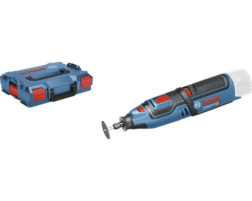 Akku-Rotationswerkzeug Bosch Professional GRO 12V-35, ohne Akku und Ladegerät Bosch Multifunktionswerkzeug mit Zubehör und Transportkoffer