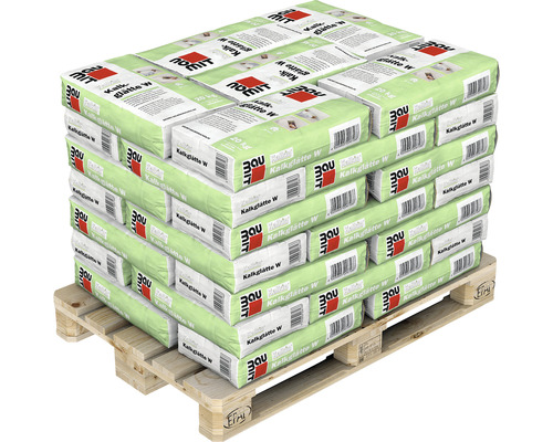Palette mit Säcken Bau mit Kalkglätte W, 20 Kilogramm