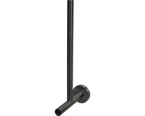 Reserverollenhalter HACEKA Kosmos graphit gebürstet 1208735 Toilettenpapierhalter aus Metall zur Wandmontage