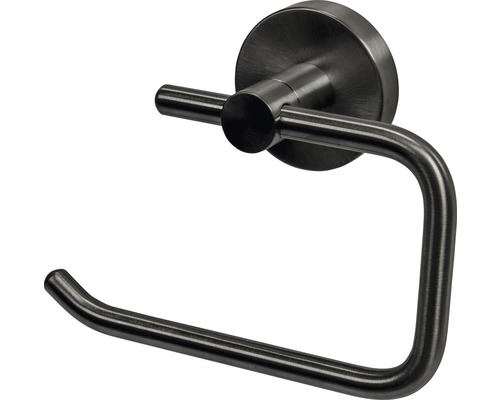 Papierrollenhalter HACEKA Kosmos graphit gebürstet 1208740 Toilettenpapierhalter aus Metall zur Wandmontage
