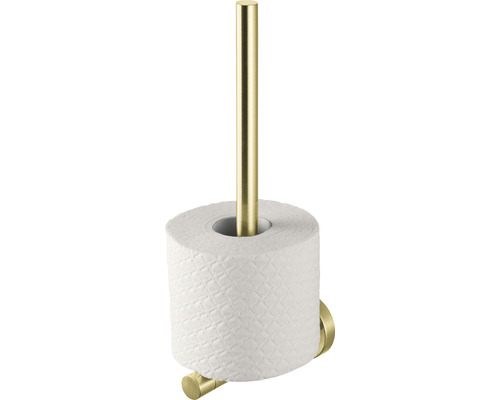 Reserverollenhalter HACEKA Kosmos gold gebürstet 2010977 Toilettenpapierhalter mit Papierrolle