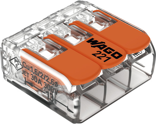 Wago 221 Verbindungsklemme für elektrische Leitungen