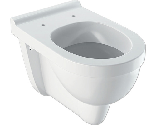 Wand-WC GEBERIT Plus4 Renova Comfort Tiefspüler mit Spülrand Erhöht weiß ohne WC-Sitz 202010000