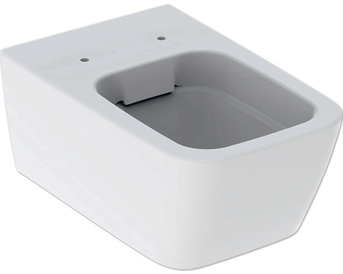 Wand-WC GEBERIT it! iCon Square Tiefspüler ohne Spülrand Wassersparend weiß KeraTect® Spezialglasur ohne WC-Sitz 201950600