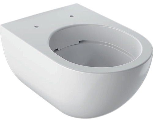 Wand-WC GEBERIT Acanto Tiefspüler ohne Spülrand weiß ohne WC-Sitz 500600012