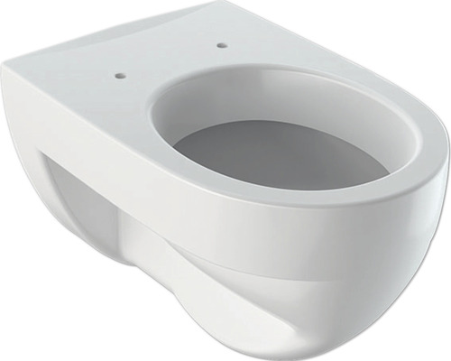 Wand-WC GEBERIT Renova Flachspüler mit Spülrand weiß ohne WC-Sitz 203140000