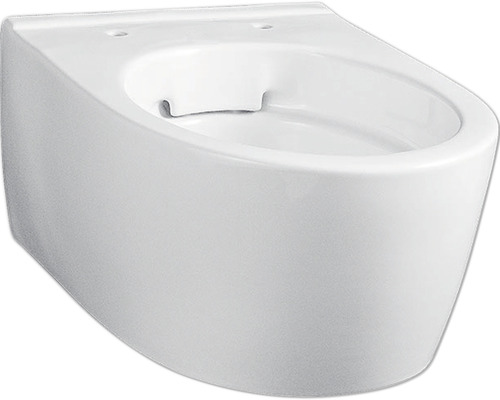 Wand-WC GEBERIT iCon Tiefspüler ohne Spülrand kurz weiß KeraTect® Spezialglasur ohne WC-Sitz 204070600