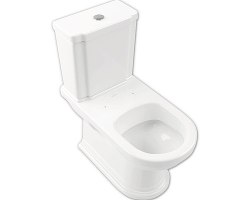 Weißes Stand-WC für den Sanitärbereich