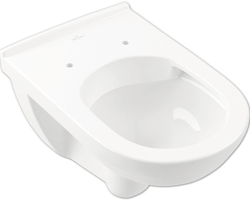 Wand-WC Villeroy & Boch O.novo Tiefspüler offener Spülrand weiß ohne WC-Sitz 5660R001