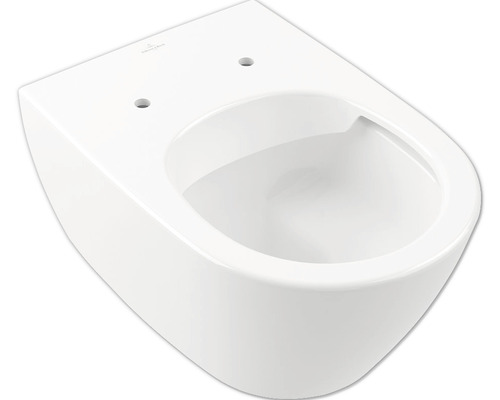 Wand-WC Villeroy & Boch Subway 2.0 Tiefspüler offener Spülrand weiß ohne WC-Sitz 5614R001