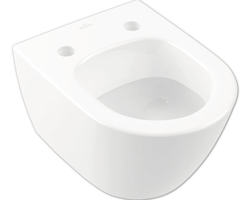 Wand-WC Villeroy & Boch Subway Compact 2.0 Tiefspüler mit Spülrand Kurz Wassersparend weiß ohne WC-Sitz 56061001
