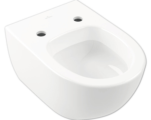 Villeroy & Boch Wand-WC Subway 2.0 Tiefspüler mit Spülrand weiß glänzend mit Beschichtung ohne WC-Sitz 560010R1